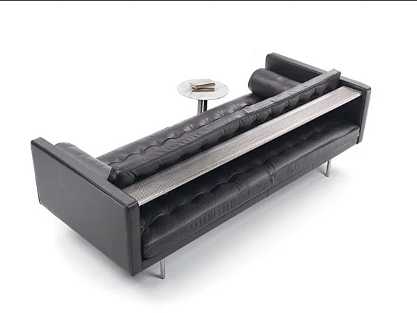 Divano letto in pelle trapuntata FLEXFORM Magister fabbrica FLEXFORM dall'Italia. Foto №3