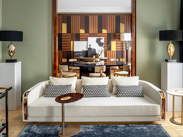 Divano in chenille a quattro posti ARCAHORN Afrodite 7040B 7040B fabbrica ARCAHORN dall'Italia. Foto №2