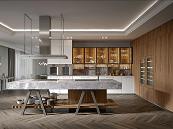Cucina in legno personalizzata Borghese Old Line