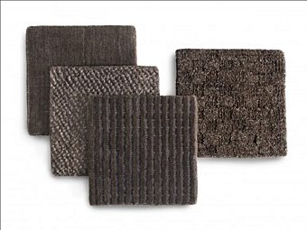 Tappeto in cotone collezione premium marrone scuro FLEXFORM