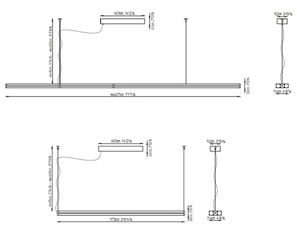 Lampada a sospensione in alluminio anodizzato LED Fabbian Light Glide fabbrica Fabbian dall'Italia. Foto №9
