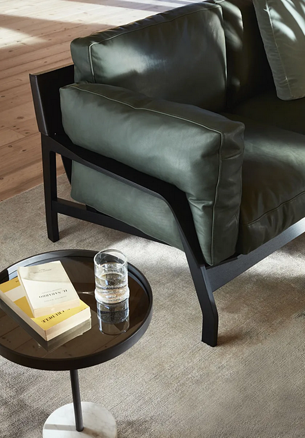 Tavolino da caffè rotondo in legno CASSINA Collezione 9 fabbrica CASSINA dall'Italia. Foto №7