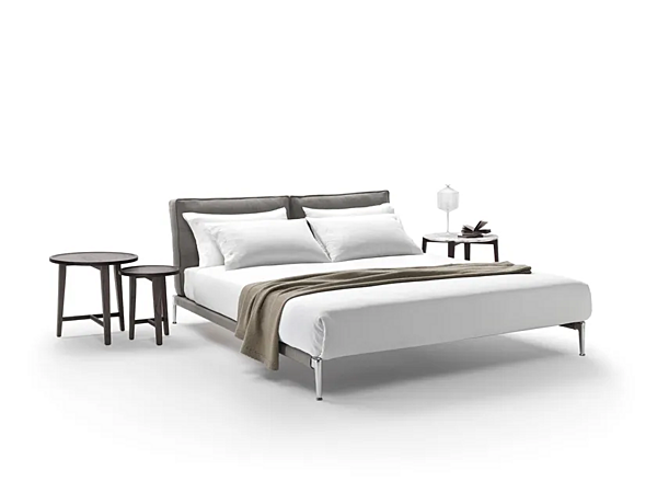 Letto matrimoniale in tessuto con testata imbottita FLEXFORM ADDA fabbrica FLEXFORM dall'Italia. Foto №2