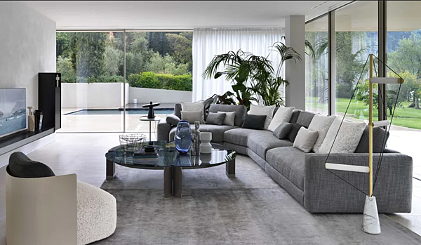 Divano modulare con copertura removibile Flou MyPlace fabbrica Flou dall'Italia. Foto №3