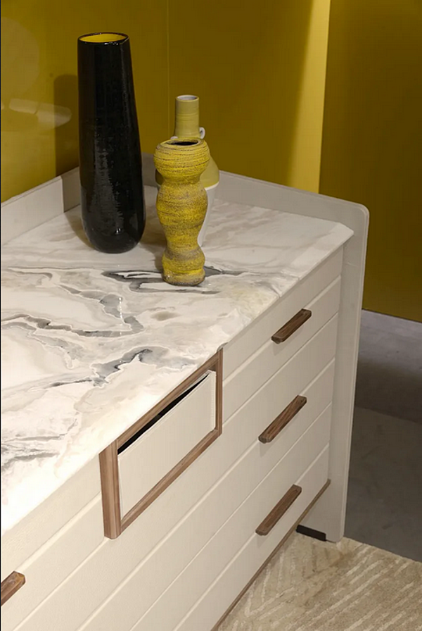 Cassettiera in legno con top in marmo Jean Marie I 4 Mariani fabbrica i 4 Mariani dall'Italia. Foto №5