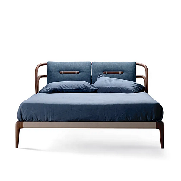 Letto matrimoniale in legno massello con testata imbottita DALE Smusso P 130 fabbrica Dale Italia (by Cantiero) dall'Italia. Foto №13