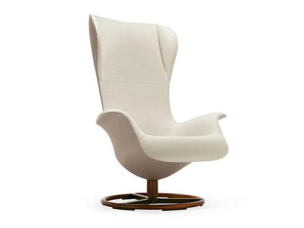 Poltrona bergère girevole con braccioli e inclinazione GIORGETTI 70604, 70605 fabbrica GIORGETTI dall'Italia. Foto №1
