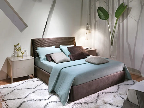 Letto matrimoniale con testata imbottita Apollo CASA +39 A0001, A0006 fabbrica CASA +39 dall'Italia. Foto №3