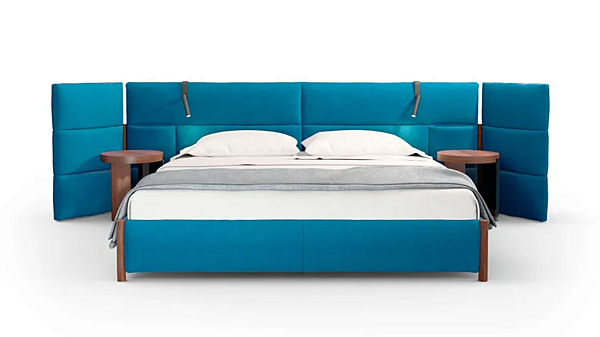 Letto matrimoniale con testata imbottita in tessuto L60 Bio Mbo CASSINA fabbrica CASSINA dall'Italia. Foto №2