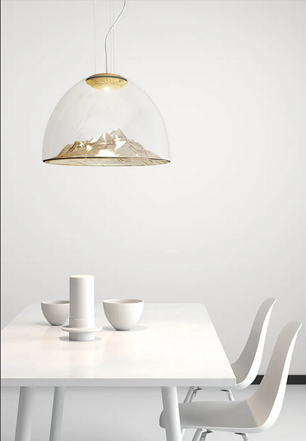 Lampada a sospensione in vetro soffiato LED Mountain View AXOLIGHT SP MOUNTA fabbrica Axolight dall'Italia. Foto №6