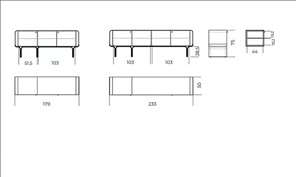 Credenza in legno Stami Gallotti&Radice fabbrica Gallotti & Radice dall'Italia. Foto №5