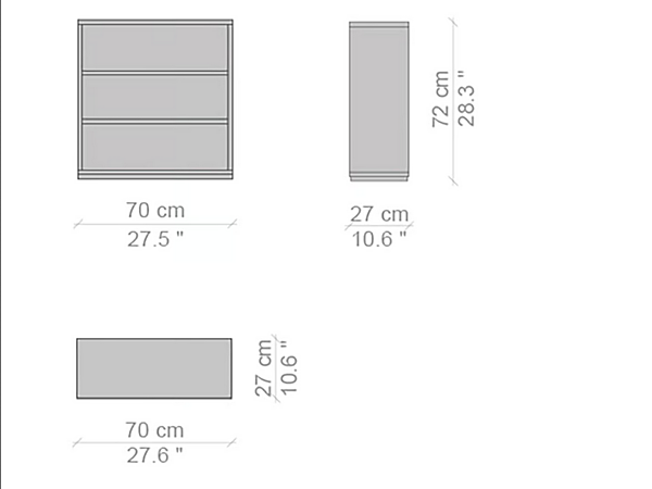 Scrivania angolare in legno con libreria CASSINA LC16 016 fabbrica CASSINA dall'Italia. Foto №4