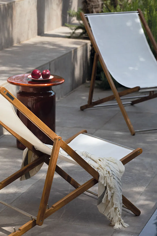 Sedia reclinabile in textilene con braccioli Atmosphera collezione Nirvana fabbrica ATMOSPHERA dall'Italia. Foto №3