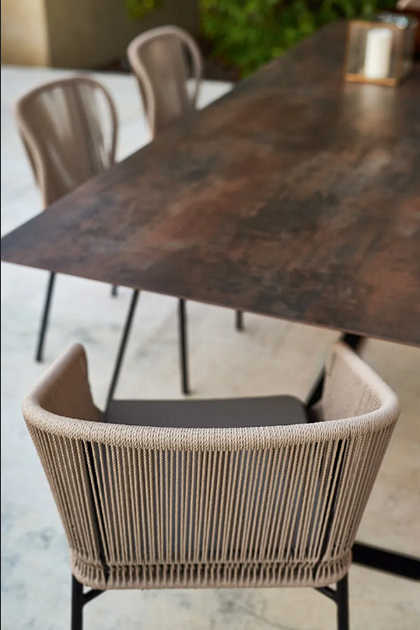 Sedia in alluminio verniciato a polvere con braccioli Cricket VARASCHIN 2989, 2989L fabbrica VARASCHIN dall'Italia. Foto №8