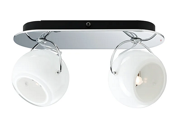 Lampada da soffitto regolabile in bianco Fabbian collezione Beluga fabbrica Fabbian dall'Italia. Foto №1