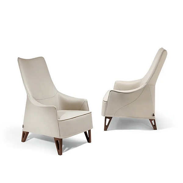 Poltrona in pelle con braccioli Mobius GIORGETTI fabbrica GIORGETTI dall'Italia. Foto №2