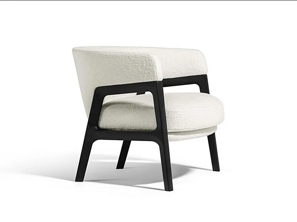 Poltrona in tessuto con braccioli Duo Poltrona Frau fabbrica POLTRONA FRAU dall'Italia. Foto №1