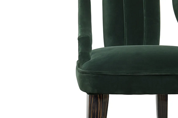 Sgabello in velluto imbottito con braccioli Cayo BRABBU fabbrica BRABBU dall'Italia. Foto №3