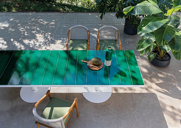 Sedia da giardino in teak con braccioli Atmosphera Lodge LG.SB fabbrica ATMOSPHERA dall'Italia. Foto №6
