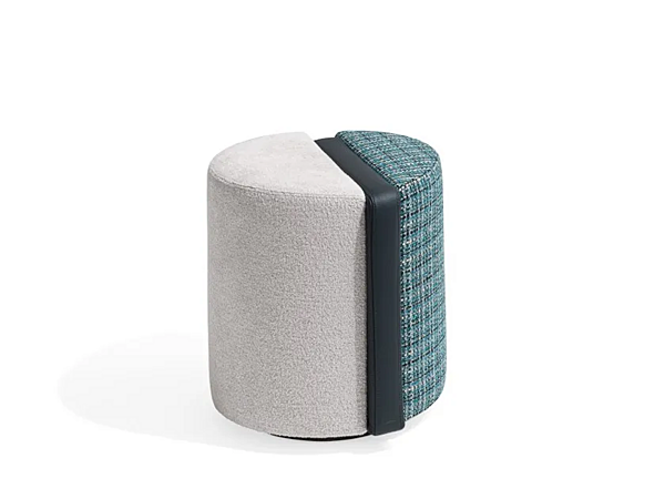 Pouf rotondo in tessuto Summa GIORGETTI 54090 fabbrica GIORGETTI dall'Italia. Foto №1