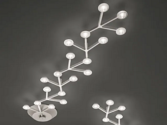 Lampada da soffitto modulare LED in rete Artemide LED Net Line 1596050APP fabbrica Artemide dall'Italia