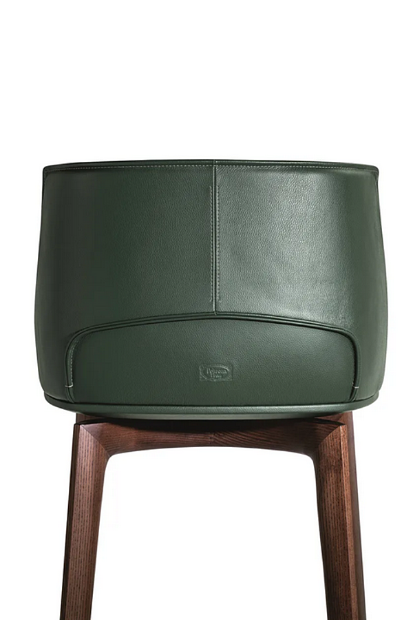 Sgabello in pelle alta con poggiapiedi Archibald POLTRONA FRAU fabbrica POLTRONA FRAU dall'Italia. Foto №7