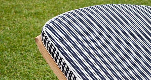 Lettino prendisole reclinabile in teak con ruote POLTRONA FRAU The Secret Garden fabbrica POLTRONA FRAU dall'Italia. Foto №3