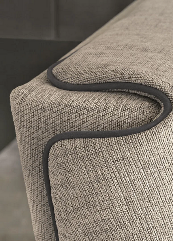 Letto matrimoniale con testiera imbottita Flou Gentleman fabbrica Flou dall'Italia. Foto №6