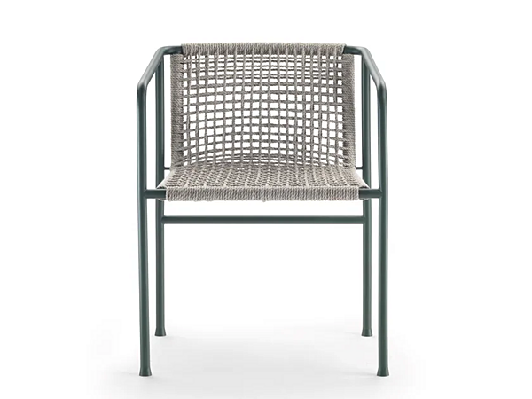 Poltrona da giardino in acciaio inox e plastica FLEXFORM OTTAVIA 2A0B1 fabbrica FLEXFORM dall'Italia. Foto №2