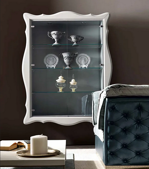 Vetrina in legno Slate con ante in vetro CORTEZARI Alice 532- G fabbrica CORTE ZARI dall'Italia. Foto №3