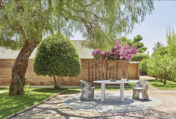 Poltrona con braccioli in fibra sintetica da giardino VARASCHIN MAAT 2370 fabbrica VARASCHIN dall'Italia. Foto №3