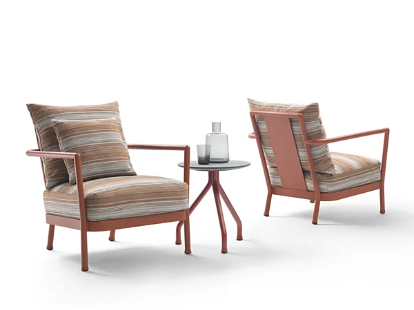 Poltrona da giardino in alluminio e tessuto CAMARGUE FLEXFORM 2A6C1 fabbrica FLEXFORM dall'Italia. Foto №4