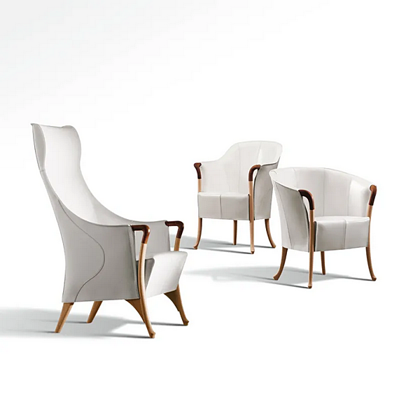 Poltrona in tessuto con braccioli GIORGETTI Wing fabbrica GIORGETTI dall'Italia. Foto №2