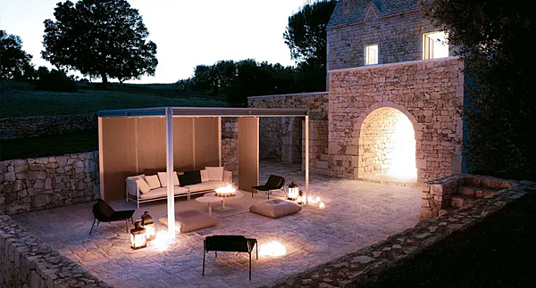 Gazebo in alluminio e legno Cabanne Modulo Quadro PAOLA LENTI fabbrica PAOLA LENTI dall'Italia. Foto №10