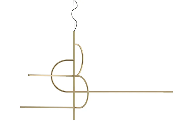 Lampada a sospensione in ottone LED Key to Heaven Gallotti&Radice fabbrica Gallotti & Radice dall'Italia. Foto №1