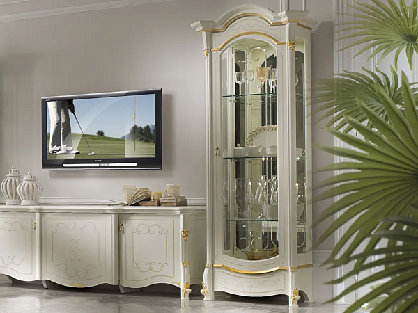 Vetrina in legno con illuminazione integrata CASA +39 DIAMANTE 2603 fabbrica CASA +39 dall'Italia. Foto №3