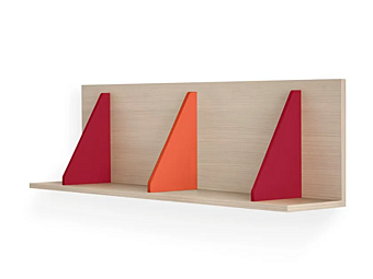 Unità murale in legno Nidi Pitagora