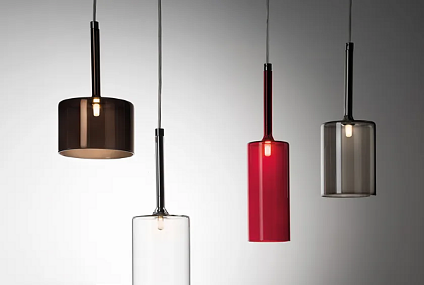 Lampada a sospensione alogena in vetro Spillray AXOLIGHT SP SPILL 6 fabbrica Axolight dall'Italia. Foto №4