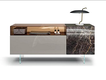 Comò in vetro 36E8 LAGO 2623 2623 fabbrica LAGO dall'Italia