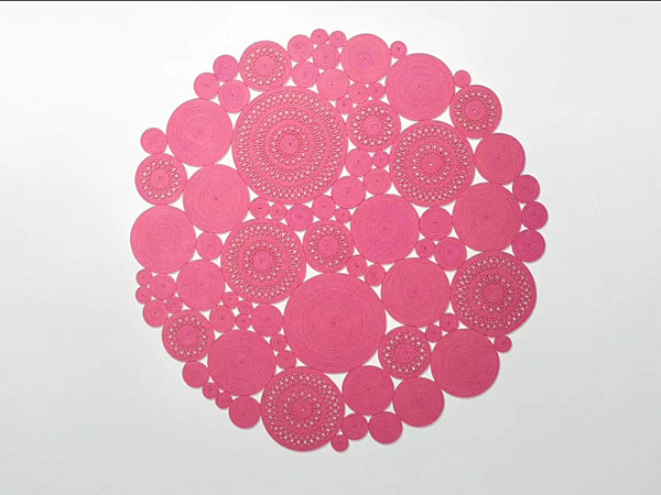 Tappeto fatto a mano in tinta unita PAOLA LENTI Cosmo fabbrica PAOLA LENTI dall'Italia. Foto №1