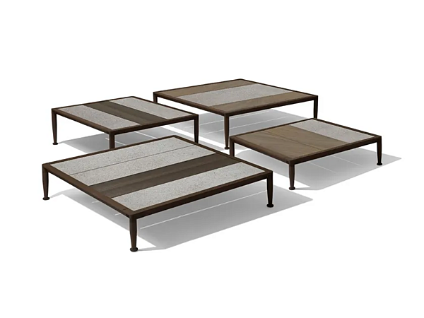 Tavolino laterale quadrato in legno GEA GIORGETTI 87010, 87011, 87012, 87013 fabbrica GIORGETTI dall'Italia. Foto №1
