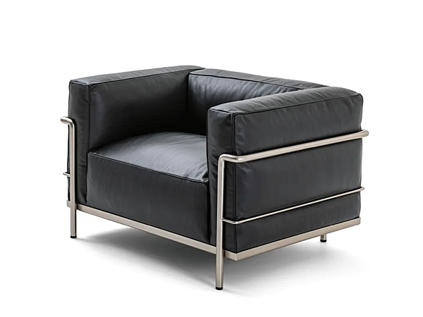 Poltrona con braccioli in tessuto CASSINA Fauteuil Grand Confort Grand Modèle D 003 fabbrica CASSINA dall'Italia. Foto №2