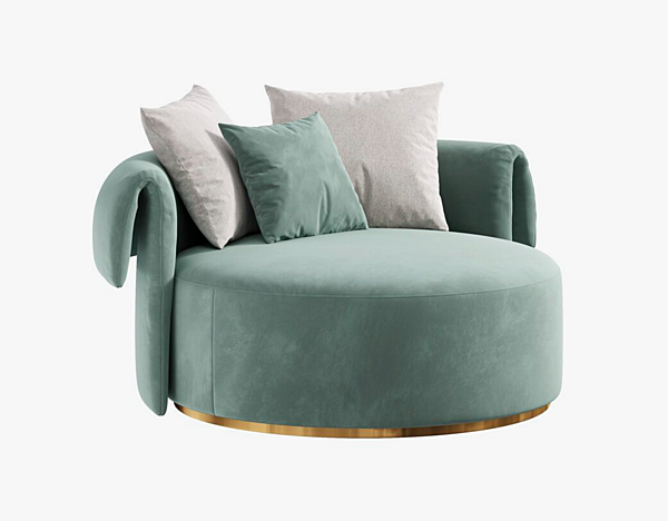 Pouf RUGIANO 6099/45 fabbrica RUGIANO dall'Italia. Foto №1