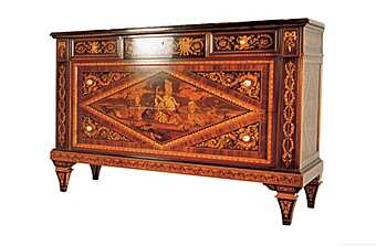 Comò intarsiato fabbrica ZANABONI dall'Italia