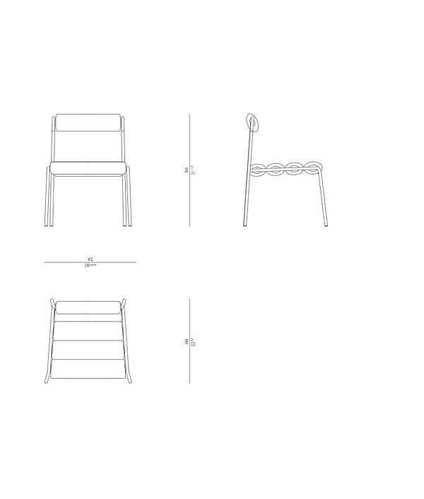 Sedia ROSSATO PGC-02 fabbrica ROSSATO dall'Italia. Foto №4