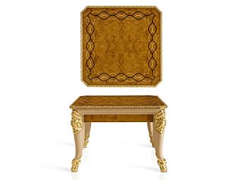 Tavolino da caffè quadrato in stile classico A.R. Arredamenti collezione Harmony 326