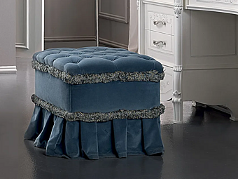 Pouf quadrato in tessuto CASA +39 Prestige 309