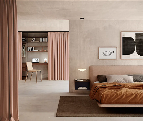 Letto imbottito con illuminazione integrata Kristalia Legri fabbrica Kristalia dall'Italia. Foto №12