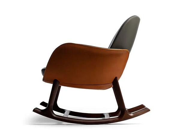 Poltrona a dondolo con braccioli in tessuto Martha Poltrona Frau fabbrica POLTRONA FRAU dall'Italia. Foto №10