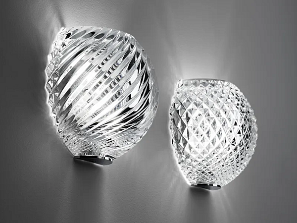 Applique da parete in cristallo Fabbian Diamond Swirl fabbrica Fabbian dall'Italia. Foto №2